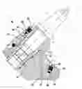 Fig. 01 - Cutting tool with nozzle for spraying water on a cutter bit