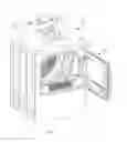Fig. 02 - Door with glass pane for dryer