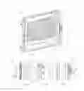 Fig. 08 - Door with glass pane for dryer