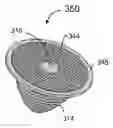 Fig. 01 - Total internal reflection lens with pedestals for LED emitter