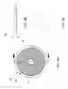 Fig. 05 - Total internal reflection lens with pedestals for LED emitter