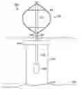 Fig. 01 - OFFSHORE VERTICAL-AXIS WIND TURBINE AND ASSOCIATED SYSTEMS AND METHODS
