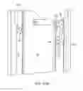 Fig. 38 - Lift gate load elevator with columnar power assemblies