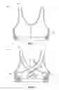 Fig. 10 - Internal support structure for an athletic support bra, and associated method of fabrication