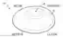Fig. 01 - Implantable patella component having a thickened superior edge