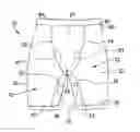 Fig. 01 - Undergarment with powder dispensing pouches