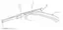 Fig. 01 - Beam blade wiper assembly having self-locking end cap