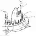 Fig. 01 - Wind turbine installation comprising an apparatus for protection of anchor bolts and method of installation