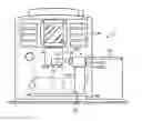 Fig. 01 - Coffee machine with a refrigerated compartment