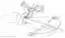 Fig. 01 - Crossbow quiver mounting bracket, screw connect and thumbscrew assembly
