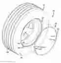Fig. 01 - In-line pumping assembly for self-inflating tire