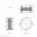 Fig. 03 - Separating device for tubular flow-through devices