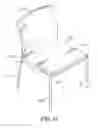 Fig. 12 - Stackable chair with telescopic leg mechanism