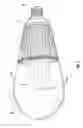 Fig. 02 - LED Light Bulb with Battery Backup and Remote Operation