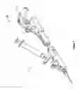 Fig. 02 - Sclerotherapy catheter with lumen having wire rotated by motor and simultaneous withdrawal from vein