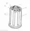 Fig. 01 - Measuring cup for waste oil extraction machine