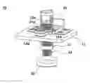 Fig. 01 - Elevating mechanism for projection apparatus