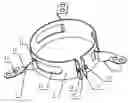 Fig. 01 - Mounting bracket for motor