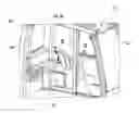 Fig. 01 - DOOR LOCKING ARRANGEMENT AND WORK MACHINE COMPRISING A DOOR LOCKING ARRANGEMENT