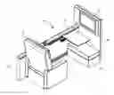 Fig. 01 - Stowable passenger seat tray table