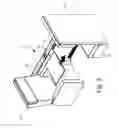Fig. 04 - Stowable passenger seat tray table