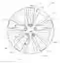 Fig. 01 - Vehicle wheel with decorative attachments