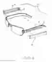 Fig. 03 - Replaceable decorative panel system for eyeglass frame