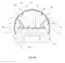 Fig. 37 - LED illumination lamp bulb with internal reflector