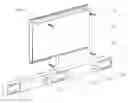 Fig. 01 - Integrated television mount and audio system