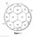 Fig. 02 - Panel configuration for a game ball
