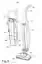 Fig. 09 - Upright steam mop with auxiliary hand tool