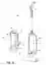 Fig. 13 - Upright steam mop with auxiliary hand tool