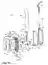 Fig. 14 - Upright steam mop with auxiliary hand tool