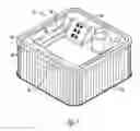 Fig. 02 - Method of attaching a cabinet assembly to a hot tub