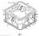 Fig. 03 - Method of attaching a cabinet assembly to a hot tub