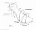 Fig. 02 - Collapsible shoe and replaceable straps and methods for making and using same