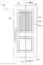 Fig. 01 - DOOR WITH RETRACTABLE SCREEN