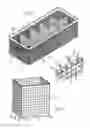 Fig. 04 - Gabion elements for producing constructions such as walls, barricades and the like