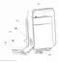 Fig. 01 - Toasting apparatus with a handle having predetermined locking positions