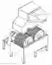 Fig. 01 - PERFORATING AND COMPRESSING MACHINE FOR PLASTIC BOTTLES, METAL CANS AND THE LIKE