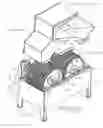 Fig. 02 - PERFORATING AND COMPRESSING MACHINE FOR PLASTIC BOTTLES, METAL CANS AND THE LIKE