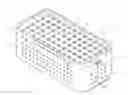 Fig. 01 - UNIVERSAL SURGICAL FASTENER STERILIZATION CADDY
