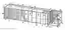 Fig. 01 - Bulk liquid strorage and transport tank, method of converting shipping containers to bulk liquid storage and transport tanks, and method of use thereof
