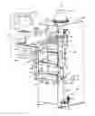 Fig. 01 - Removable fluid downcomer with seal pot pan for volatile organic compound removal device