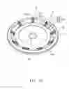 Fig. 13 - High efficiency waterwheel apparatus having track-type blades and a track-type blade set thereof