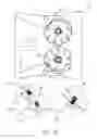 Fig. 25 - High efficiency waterwheel apparatus having track-type blades and a track-type blade set thereof
