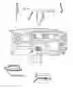 Fig. 01 - Structure of instrument panel parts