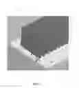 Fig. 04 - Microstrip line structures with alternating wide and narrow portions having different thicknesses relative to ground, method of manufacture and design structures
