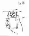 Fig. 15 - Three dimensional orientation and direction indicator and apparatus for providing information on a direction