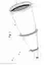 Fig. 02 - Electrically large stepped-wall and smooth-wall horns for spot beam applications